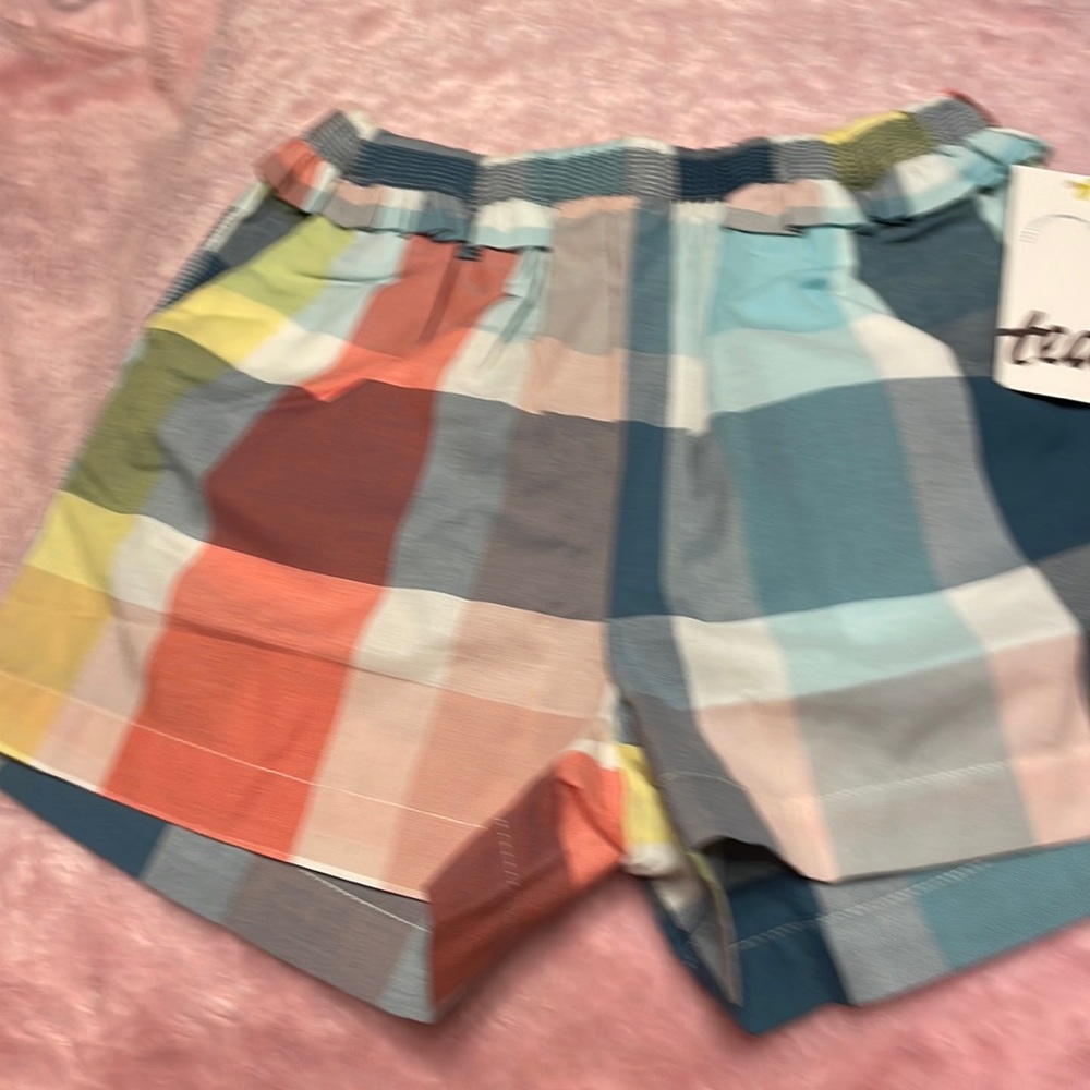 NWT Tea plaid shorts